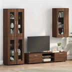 Holzschrank Braun Eichen-Optik 50 x 29 x 100 cm Holzwerkstoff