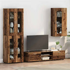 Holzschrank mit Speicher Altholz 50 x 29 x 100 cm Holzwerkstoff