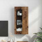 Holzschrank mit Speicher Altholz 50 x 29 x 100 cm Holzwerkstoff