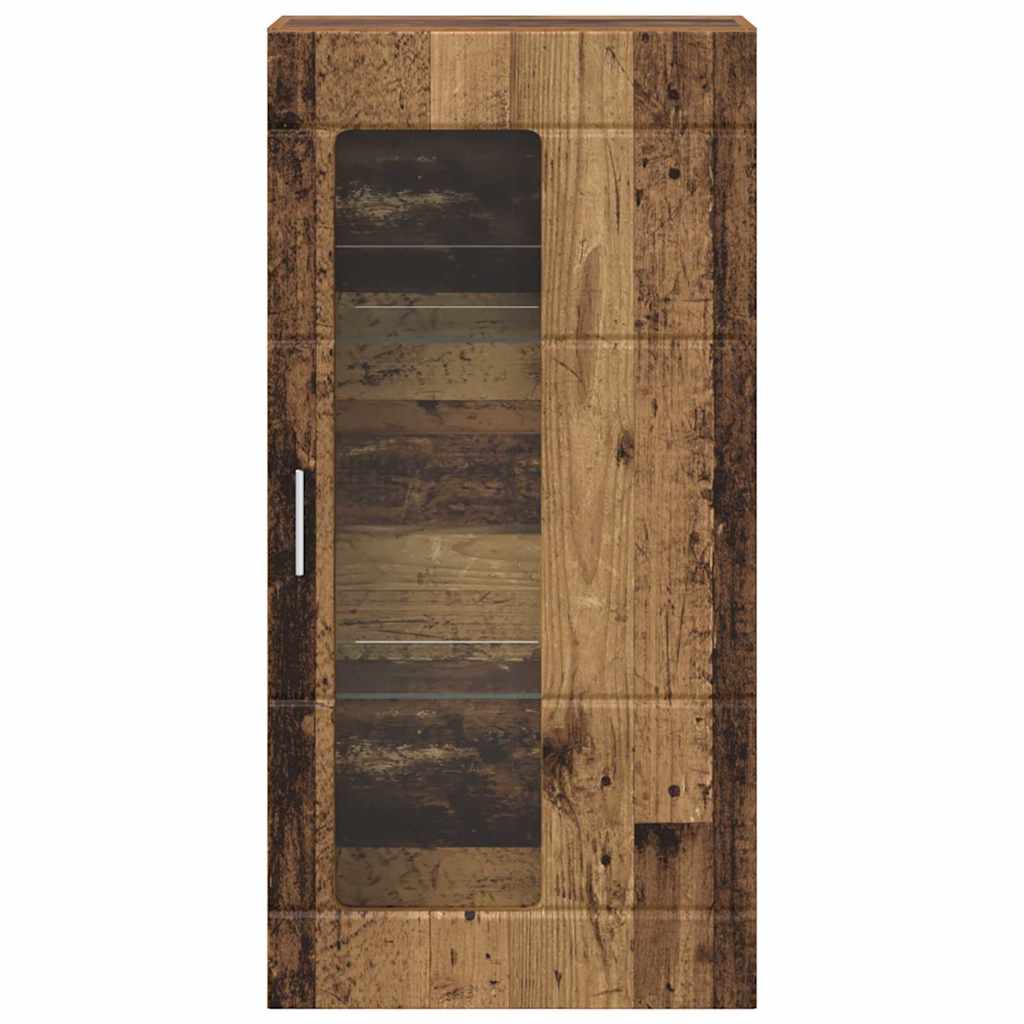 Holzschrank mit Speicher Altholz 50 x 29 x 100 cm Holzwerkstoff