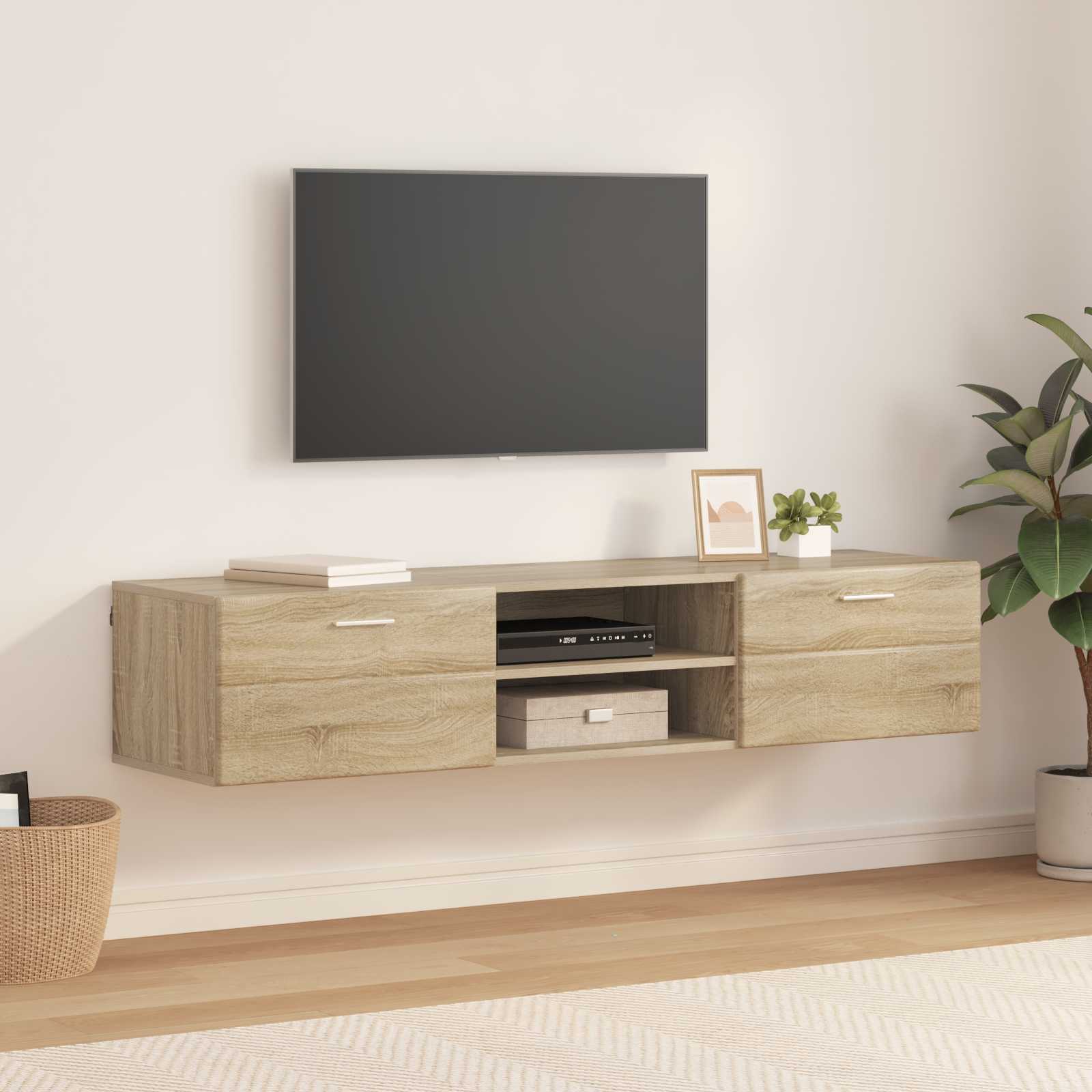 Holzschrank Sonoma-Eiche 150 x 39 x 30 cm Holzwerkstoff