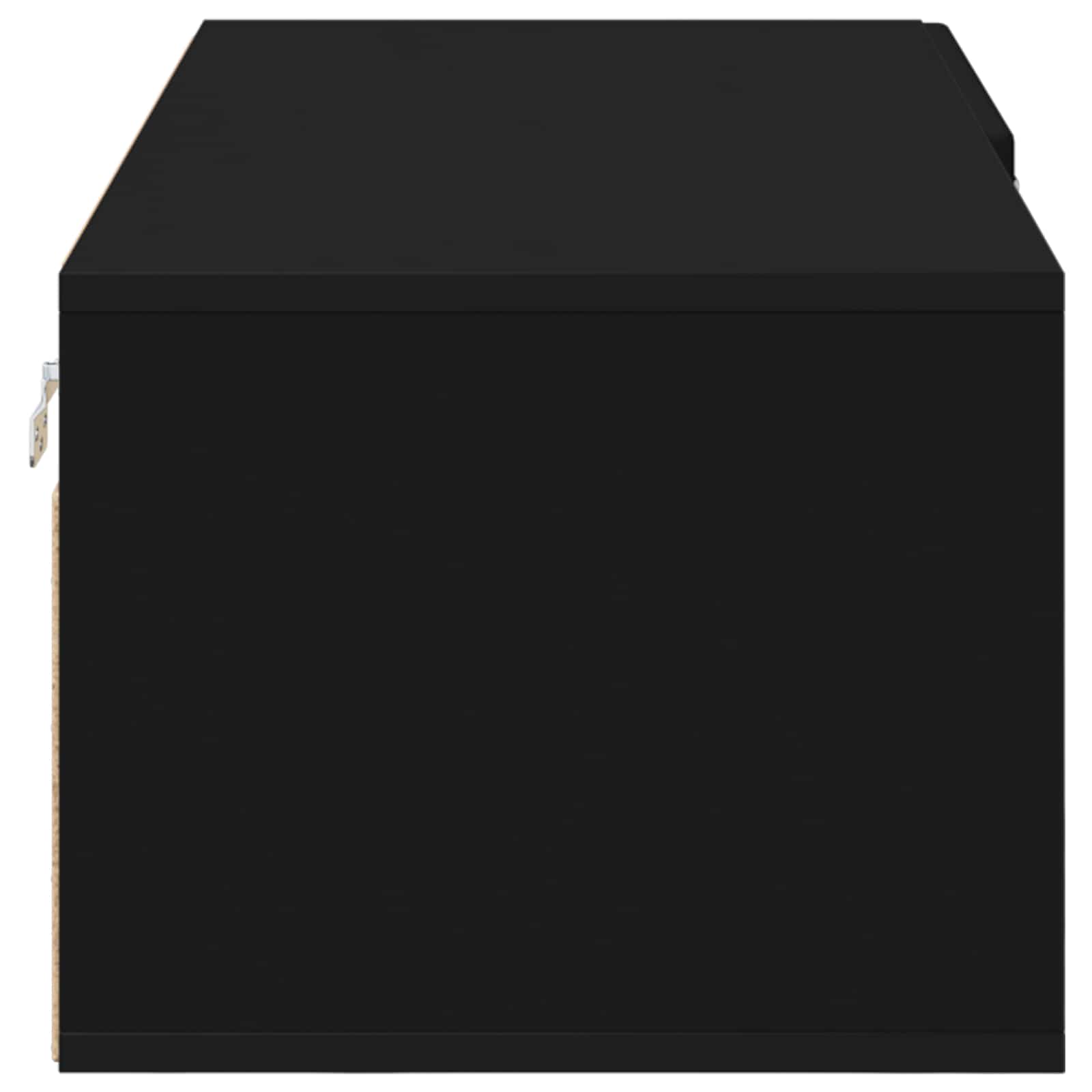 Holzschrank Schwarz 100,5 x 39 x 30 cm Holzwerkstoff