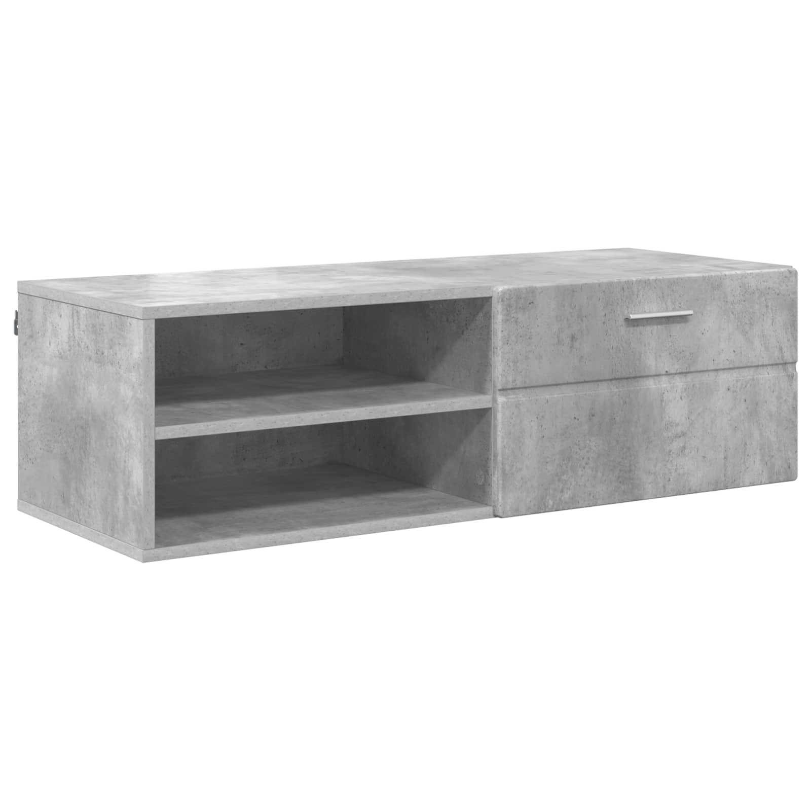 Holzschrank Hochglanz Weiß 100,5 x 39 x 30 cm Holzwerkstoff