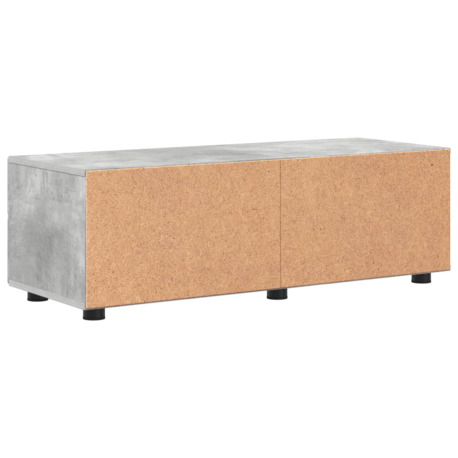 Holzschrank Hochglanz Weiß 100,5 x 39 x 30 cm Holzwerkstoff