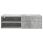 Holzschrank Hochglanz Weiß 100,5 x 39 x 30 cm Holzwerkstoff