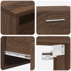 Holzschrank Braun Eichen-Optik 100,5 x 39 x 30 cm Holzwerkstoff