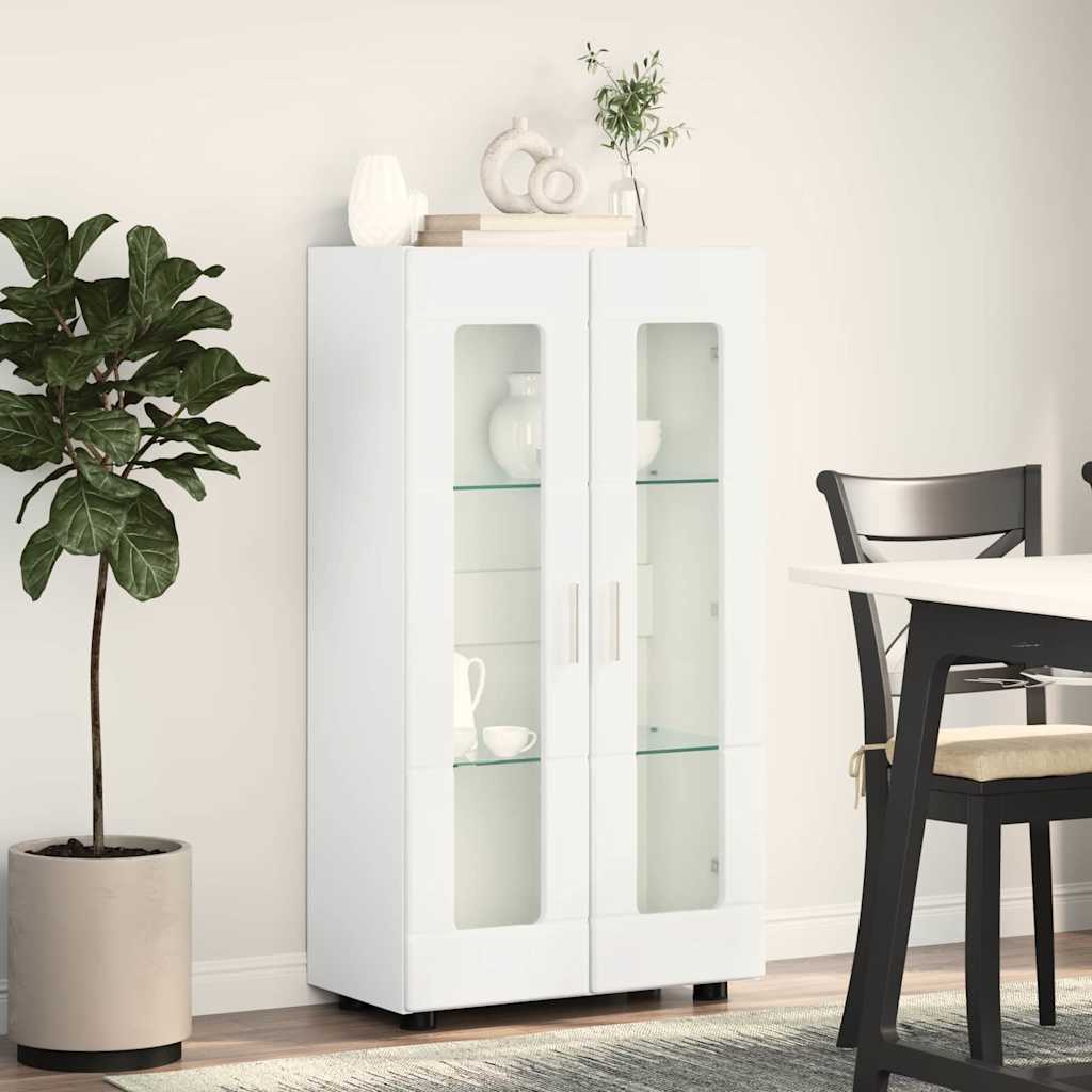 Sideboard mit Tür FLORIN Weiß 55,5 x 29 x 100 cm Holzwerkstoff