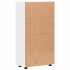 Sideboard mit Tür FLORIN Weiß 55,5 x 29 x 100 cm Holzwerkstoff