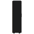 Sideboard FLORIN Schwarz 55,5 x 29 x 100 cm Holzwerkstoff