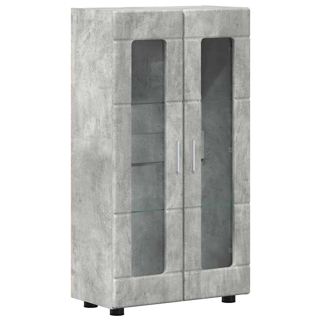 Sideboard FLORIN Beton Grau 55,5 x 29 x 100 cm Holzwerkstoff