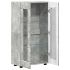 Sideboard FLORIN Beton Grau 55,5 x 29 x 100 cm Holzwerkstoff