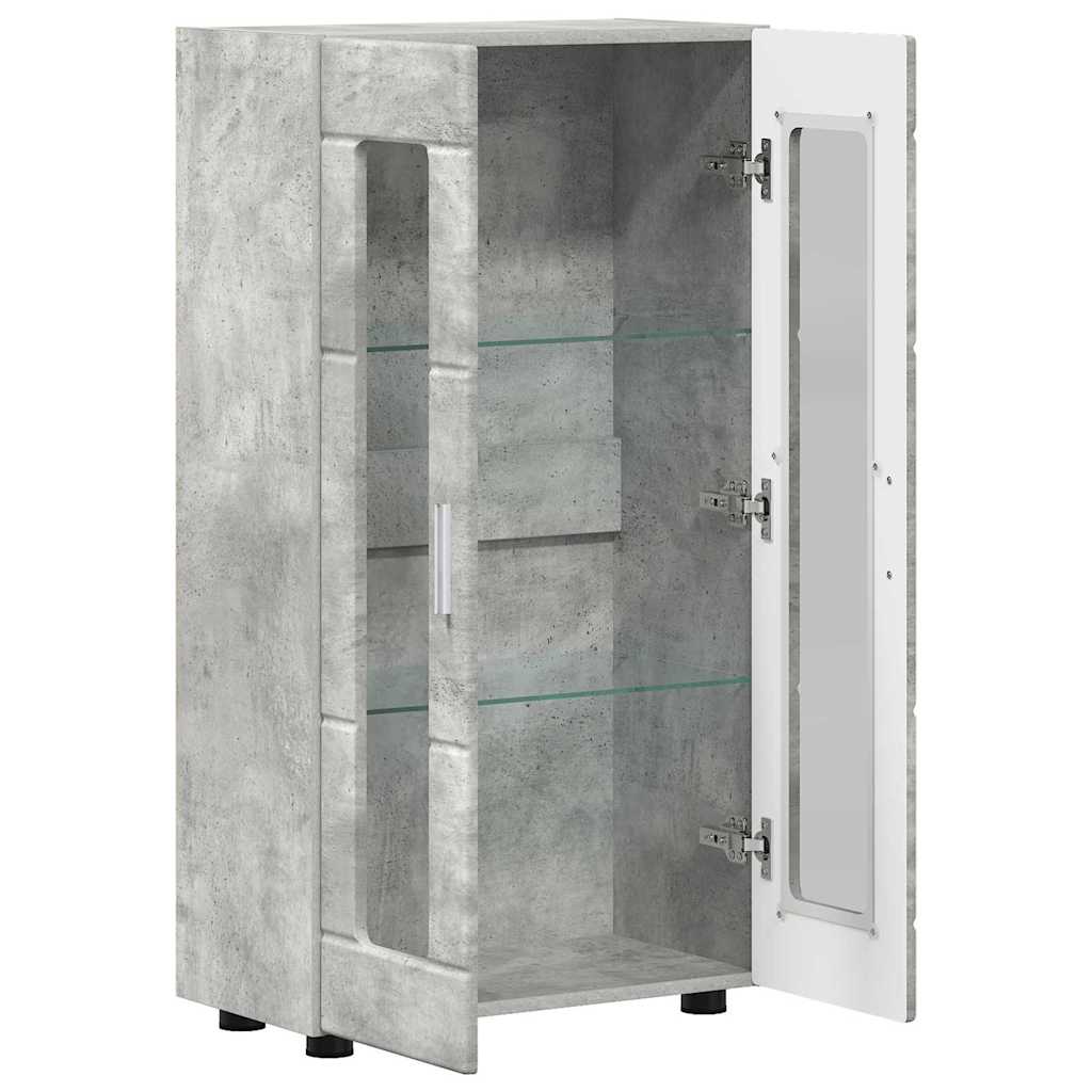 Sideboard FLORIN Beton Grau 55,5 x 29 x 100 cm Holzwerkstoff