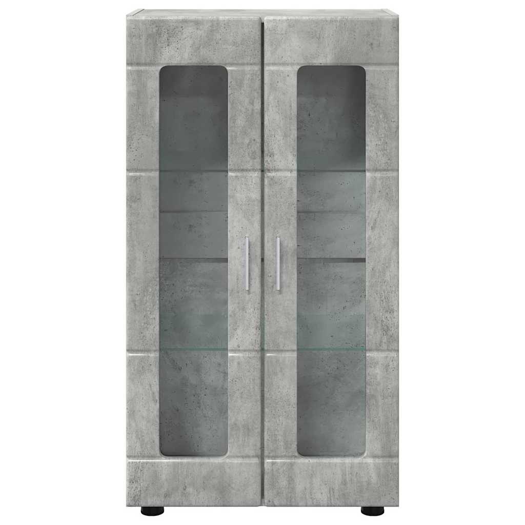 Sideboard FLORIN Beton Grau 55,5 x 29 x 100 cm Holzwerkstoff