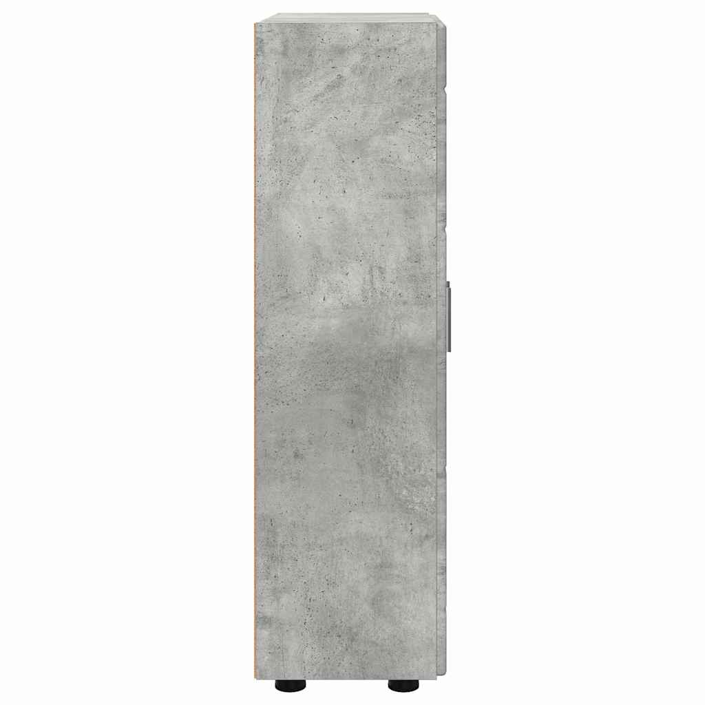 Sideboard FLORIN Beton Grau 55,5 x 29 x 100 cm Holzwerkstoff