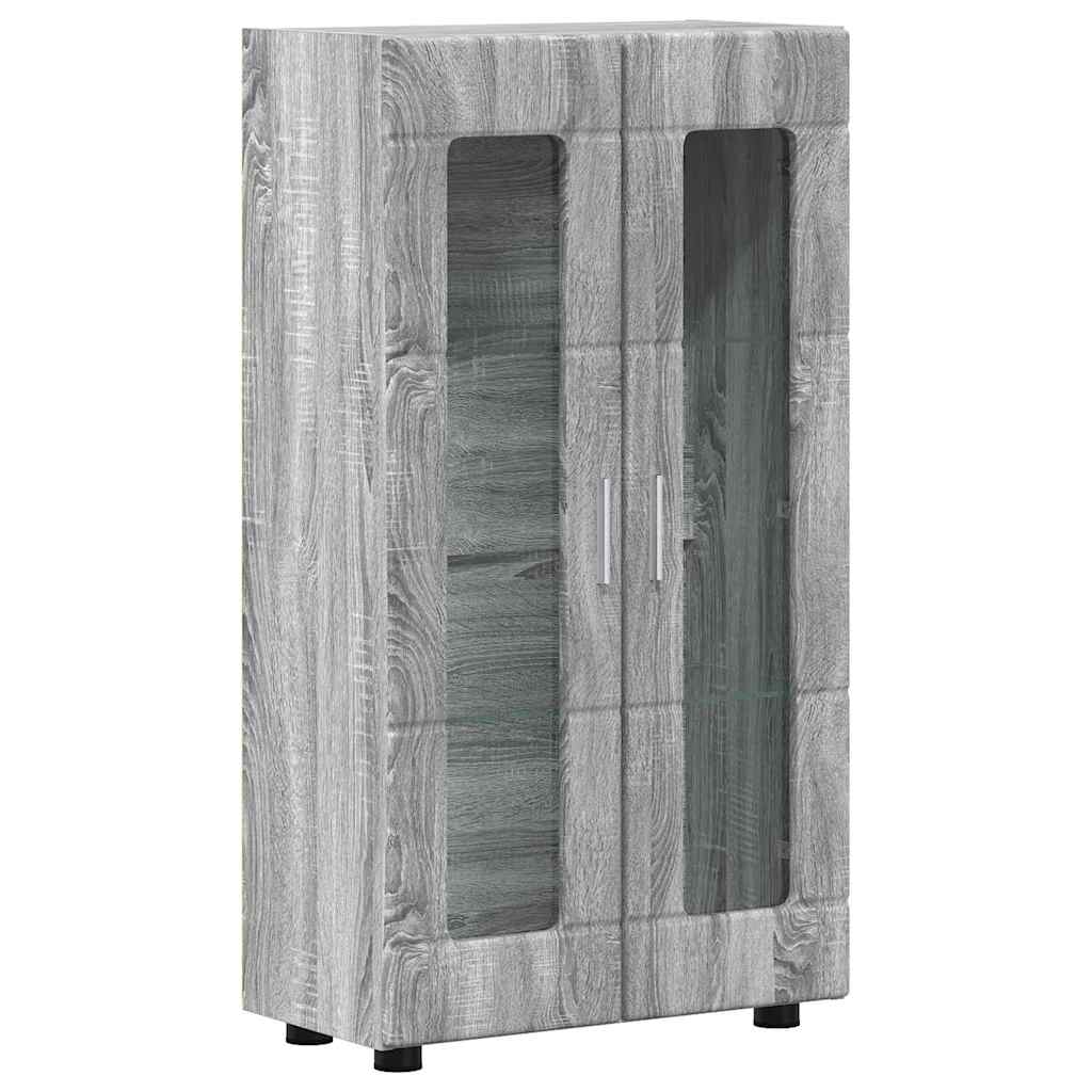 Sideboard FLORIN Graues Sonoma 55,5 x 29 x 100 cm Holzwerkstoff