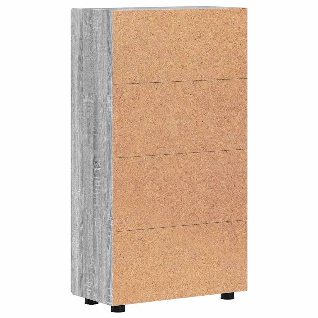 Sideboard FLORIN Graues Sonoma 55,5 x 29 x 100 cm Holzwerkstoff