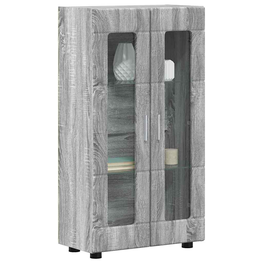 Sideboard FLORIN Graues Sonoma 55,5 x 29 x 100 cm Holzwerkstoff