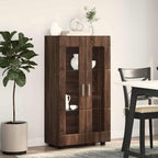 Sideboard mit Tür FLORIN Braun Eichen-Optik 55,5 x 29 x 100 cm