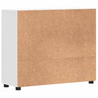 Holzschrank mit Speicher Weiß 88,5 x 30,5 x 73 cm Holzwerkstoff