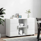 Sideboard FLORIN Weiß 88,5 x 30,5 x 55,5 cm Holzwerkstoff