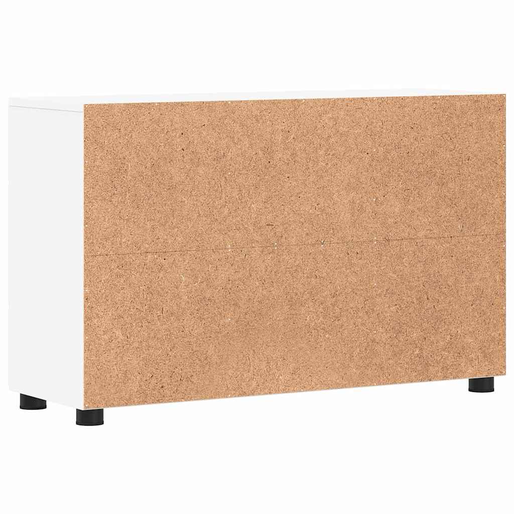 Sideboard FLORIN Weiß 88,5 x 30,5 x 55,5 cm Holzwerkstoff