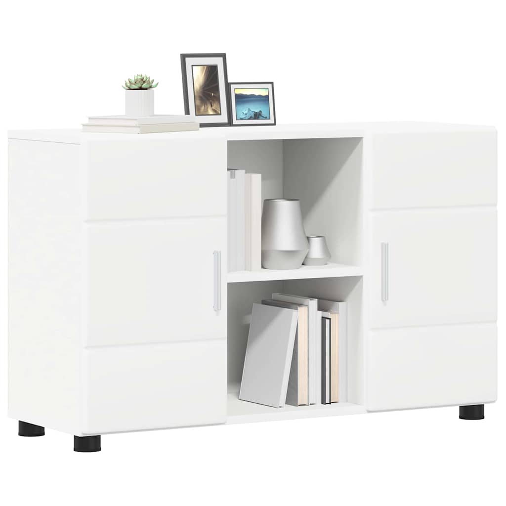 Sideboard FLORIN Weiß 88,5 x 30,5 x 55,5 cm Holzwerkstoff