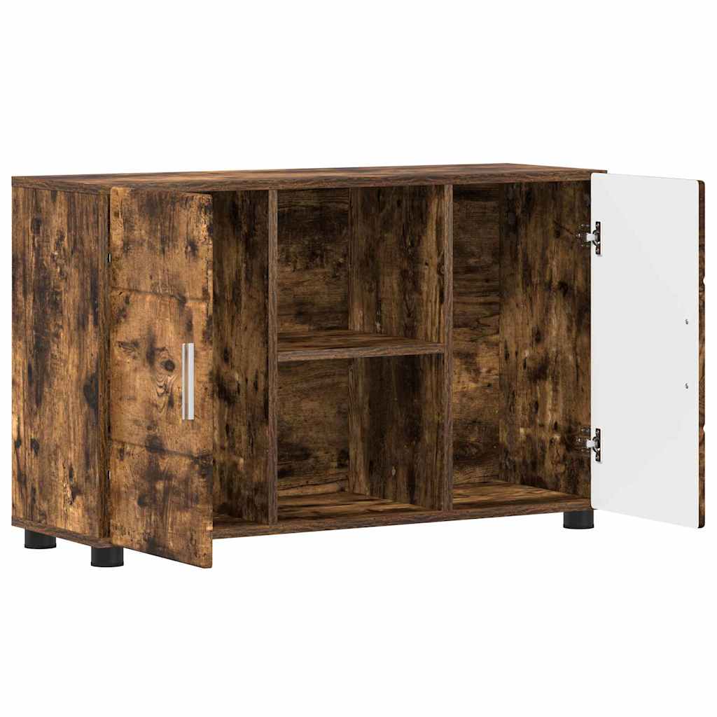 Sideboard FLORIN Geräucherte Eiche 88,5 x 30,5 x 55,5 cm