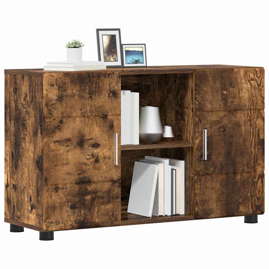 Sideboard FLORIN Geräucherte Eiche 88,5 x 30,5 x 55,5 cm