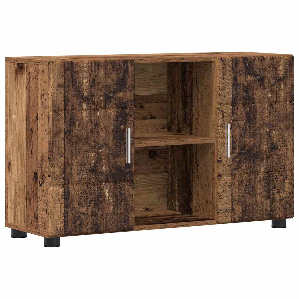 Sideboard FLORIN Altholz 88,5 x 30,5 x 55,5 cm Holzwerkstoff