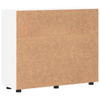 Holzschrank mit Speicher Weiß 88,5 x 30,5 x 73 cm Holzwerkstoff