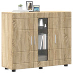 Holzschrank Sonoma-Eiche 88,5 x 30,5 x 73 cm Holzwerkstoff