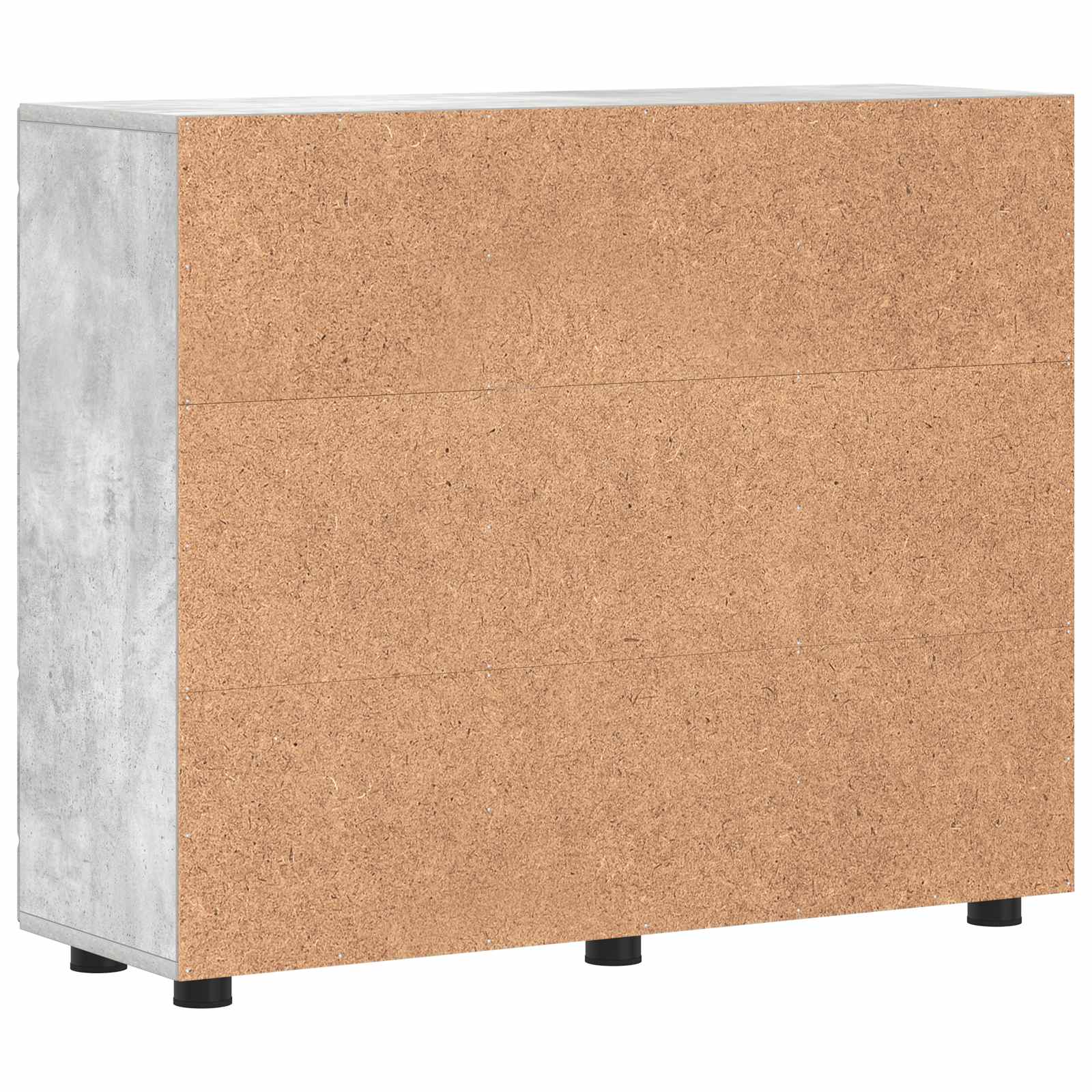 Holzschrank Beton Grau 88,5 x 30,5 x 73 cm Holzwerkstoff