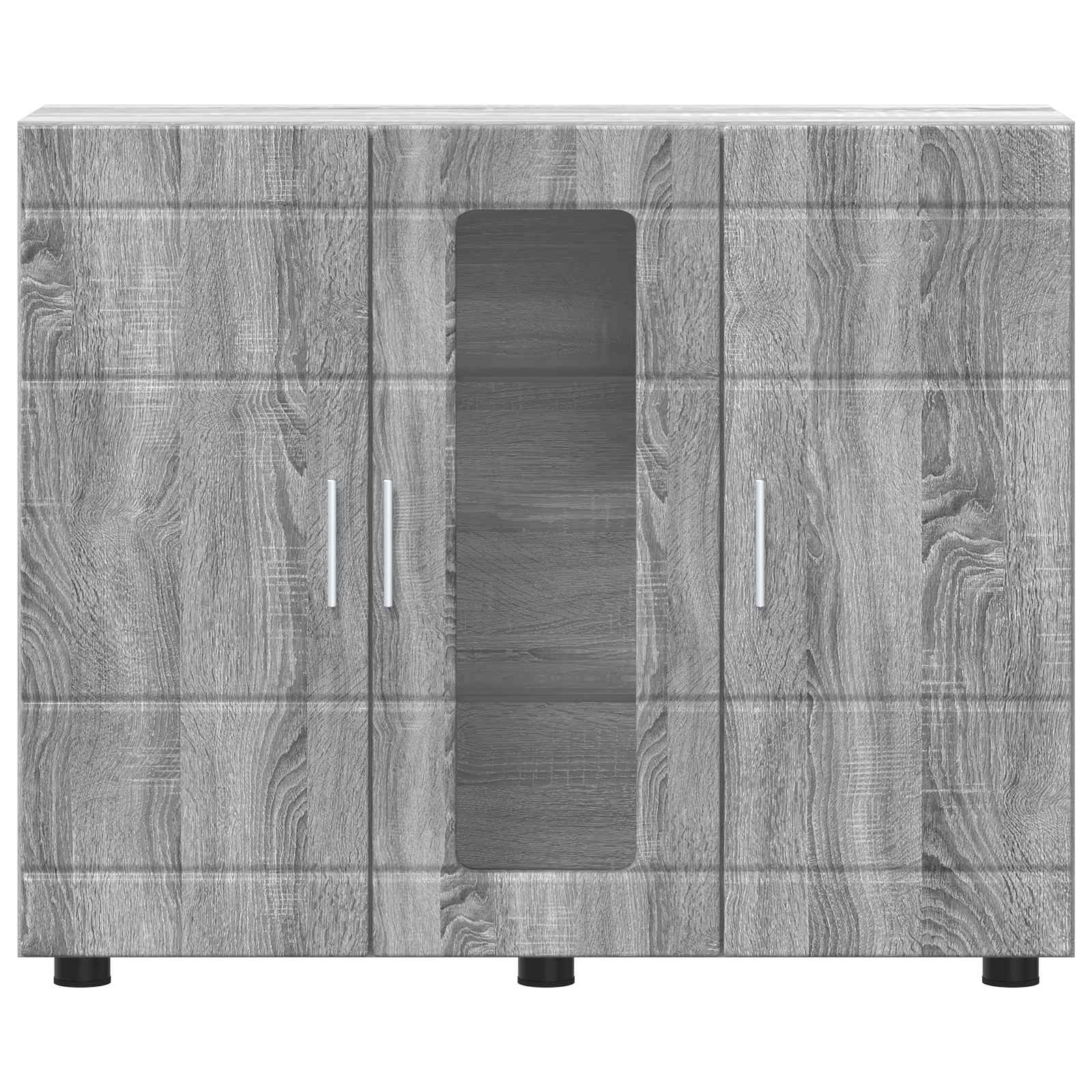 Holzschrank Graues Sonoma 88,5 x 30,5 x 73 cm Holzwerkstoff