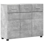 Sideboard FLORIN Beton Grau 88,5 x 30,5 x 73 cm Holzwerkstoff