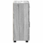 Sideboard mit Regal FLORIN Graues Sonoma 88,5 x 30,5 x 73 cm