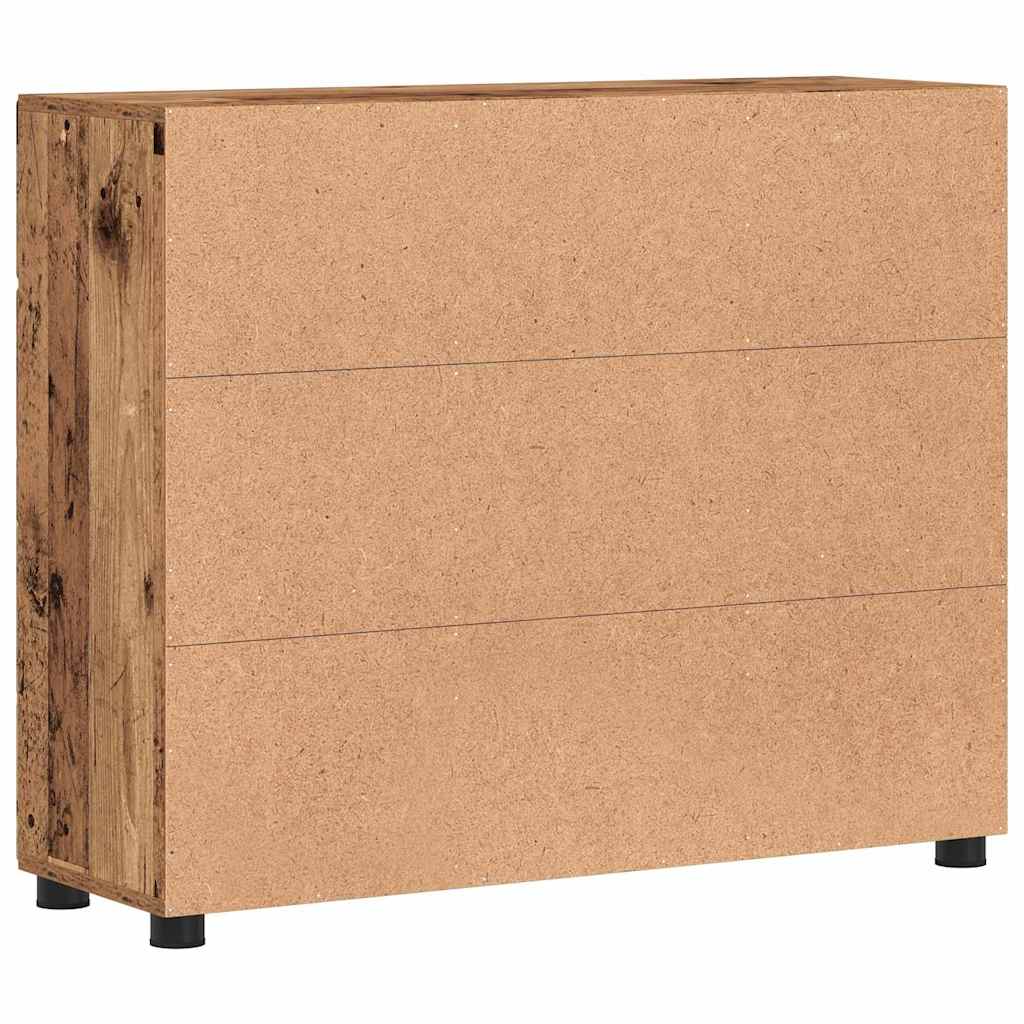 Sideboard FLORIN Altholz 88,5 x 30,5 x 73 cm Holzwerkstoff