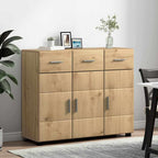 Sideboard mit Regal FLORIN Artisan-Eiche 88,5 x 30,5 x 73 cm