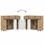 Sideboard mit Regal FLORIN Artisan-Eiche 88,5 x 30,5 x 73 cm