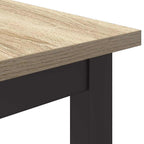 Tisch Sonoma-Eiche 80 x 50 x 76,5 cm Ingenieure Holz und Stahl