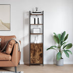 Bücherregal Geräucherte Eiche 40 x 24 x 161 cm Holzwerkstoff
