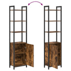 Bücherregal Geräucherte Eiche 40 x 24 x 161 cm Holzwerkstoff