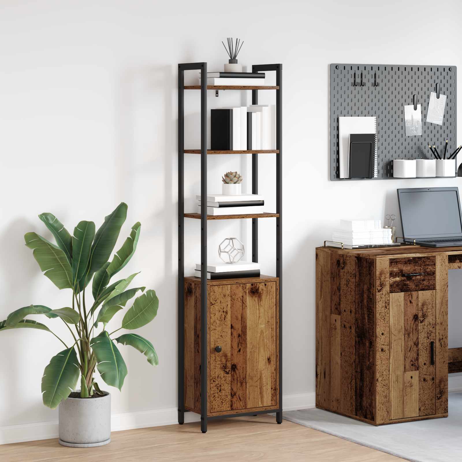 Bücherregal Altholz 40 x 24 x 161 cm Holzwerkstoff