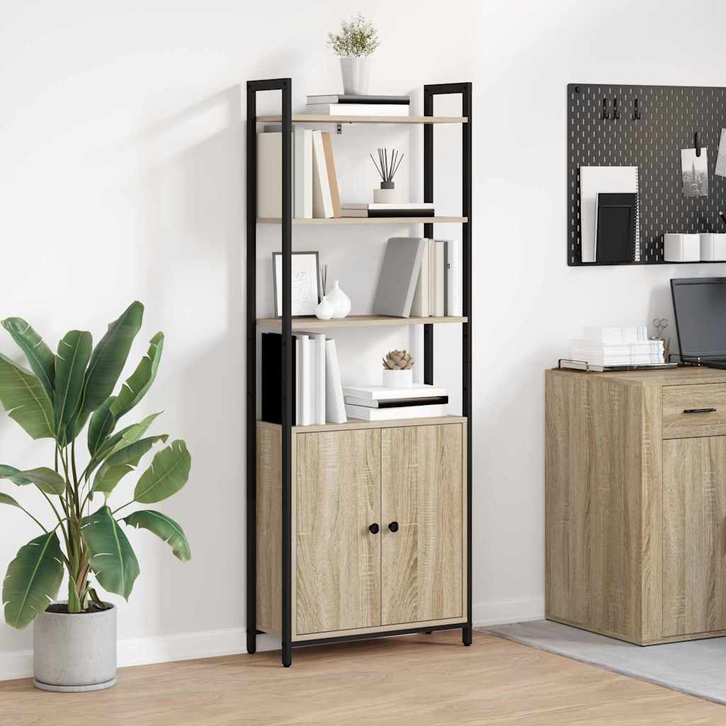 Bücherregal Sonoma-Eiche 60 x 24 x 161 cm Holzwerkstoff