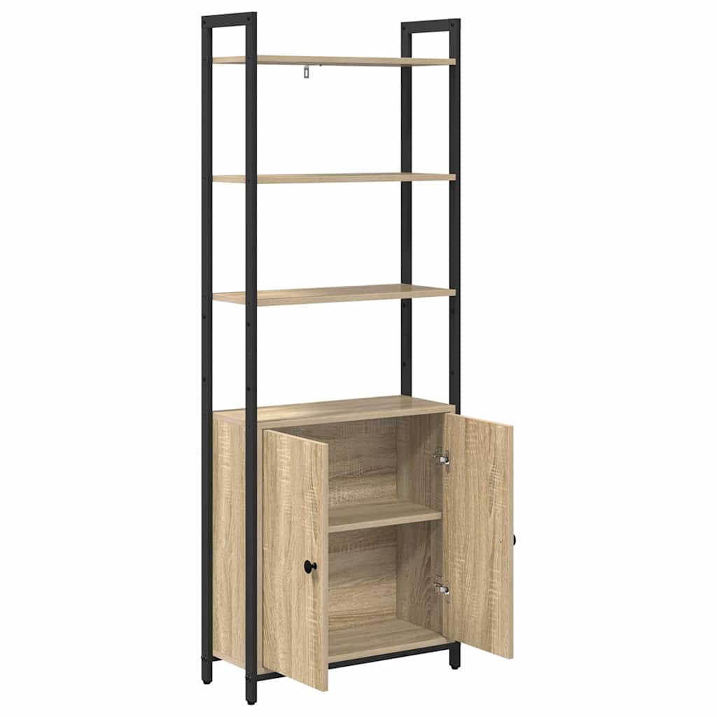 Bücherregal Sonoma-Eiche 60 x 24 x 161 cm Holzwerkstoff