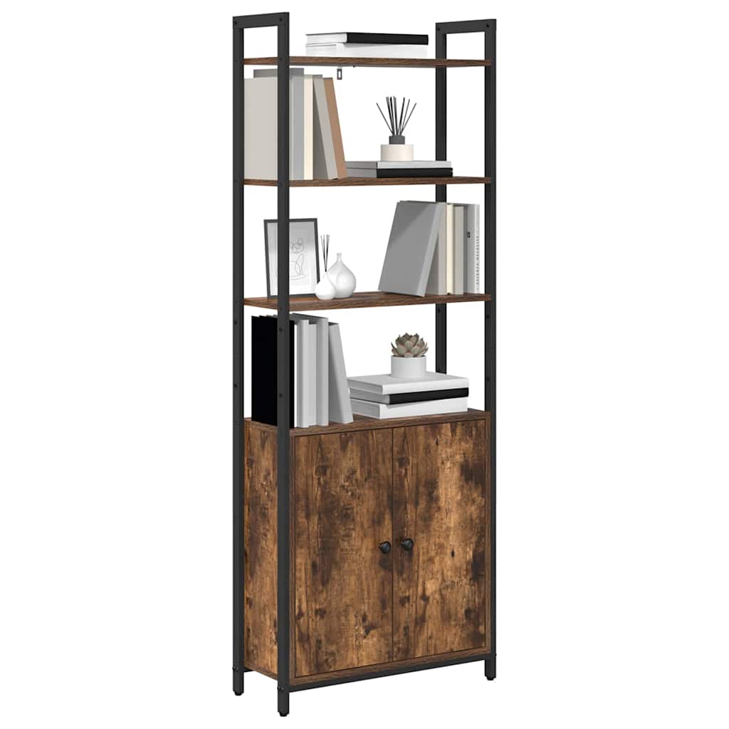 Bücherregal Geräucherte Eiche 60 x 24 x 161 cm Holzwerkstoff