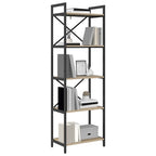 Bücherregal Sonoma-Eiche 56 x 34 x 171 cm Holzwerkstoff
