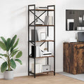 Bücherregal Geräucherte Eiche 56 x 34 x 171 cm Holzwerkstoff