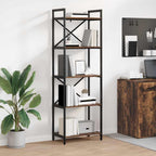 Bücherregal Geräucherte Eiche 56 x 34 x 171 cm Holzwerkstoff