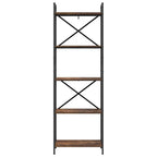 Bücherregal Geräucherte Eiche 56 x 34 x 171 cm Holzwerkstoff