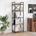 Bücherregal Altholz 56 x 34 x 171 cm Holzwerkstoff